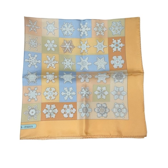 Hermes Carre Silk Scarf "Feux de l'Hiver" by Christiane Vauzelles 90cm NWT/Box - Picture 13 of 16